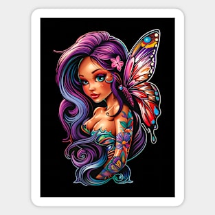 Butterfly Woman 3 Magnet